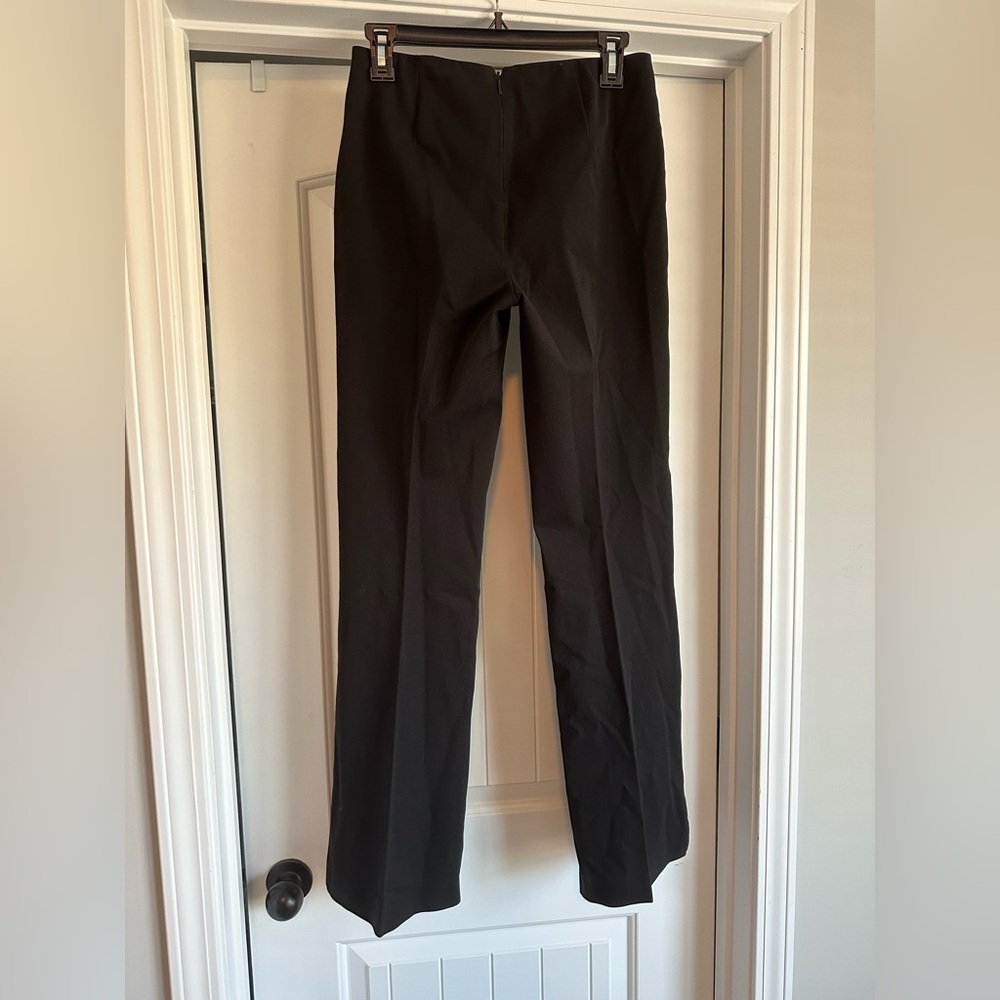 Women’s‎ Donna Karan New York 8 Black Straight Leg Ponte Pants - Picture 2 of 10